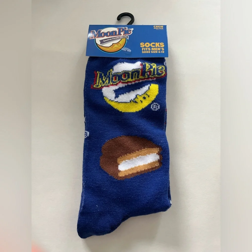 Moon Pie Socks Fits Men’s Shoe Size 6-12
